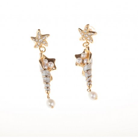 Outlet online Luna Caprese: Orecchini di perle vere